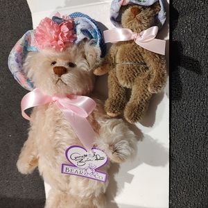 Vintage Annette Funicello set of 2 Bears Patti & Kate #087412 NIB, NWT